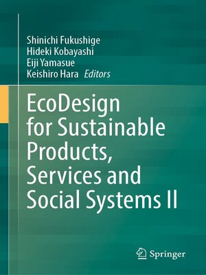 cover image of EcoDesign for Sustainable Products, Services and Social Systems II